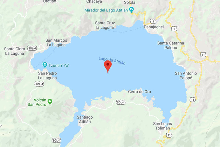 The Ultimate Guide To Lake Atitlan Guatemala 2019 Passport Explored   Lake Atitlan Map 768x513 